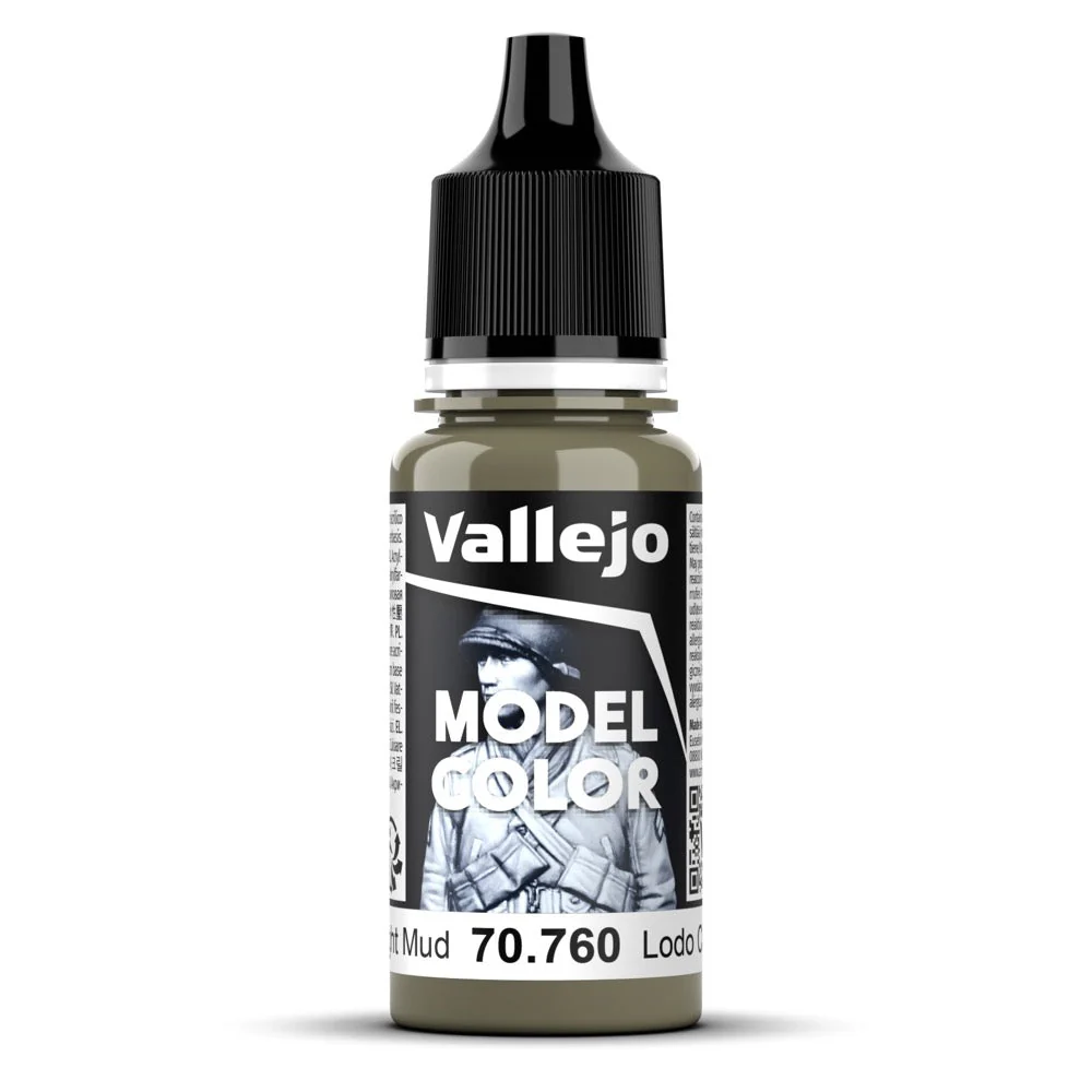 Vallejo 70760 Model Color Light Mud 18ml Acrylic Paint 103