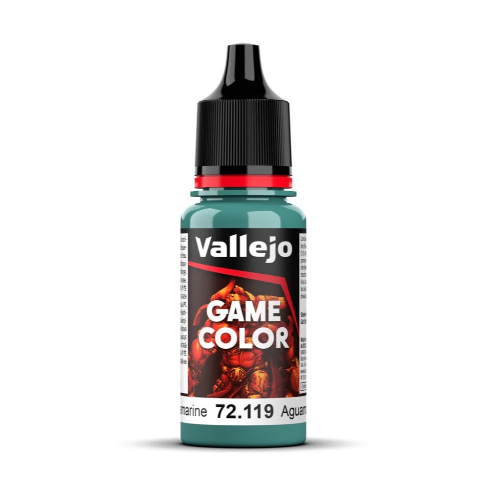 Vallejo 72119 Game Color Aquamarine 18ml Acrylic Paint