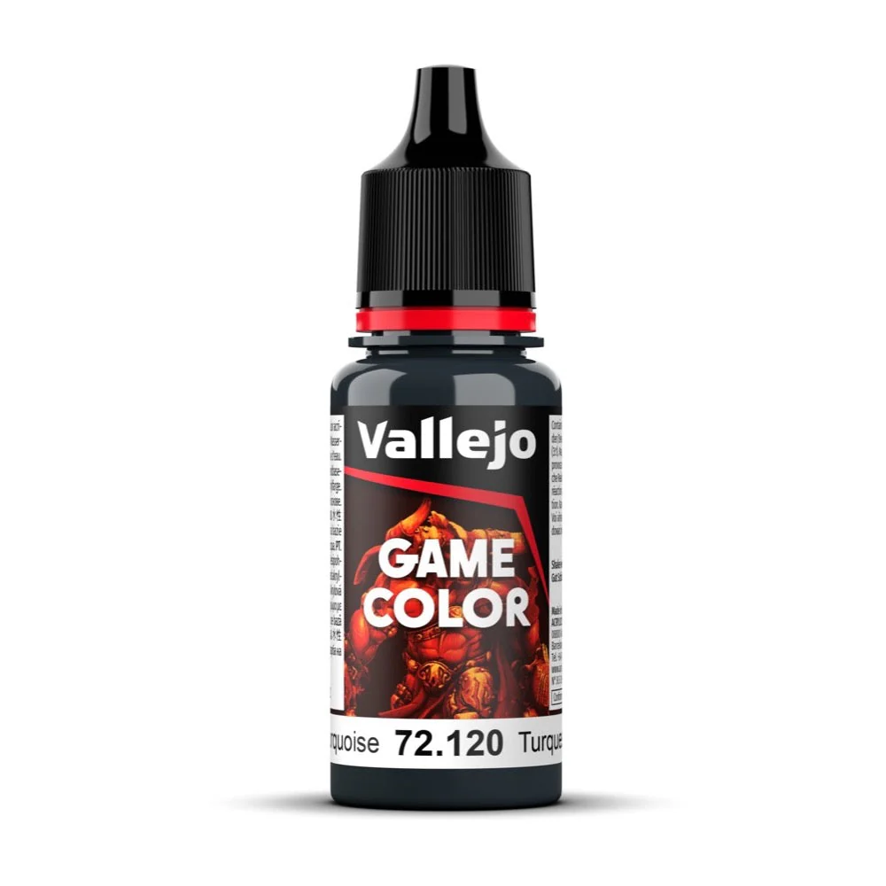 Vallejo 72120 Game Color Abyssal Turquoise 18ml Acrylic Paint