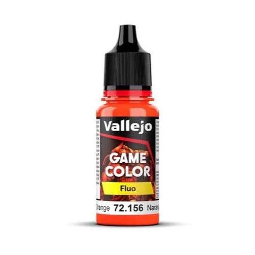 Vallejo 72156 Game Color Fluorescent Orange 18ml Acrylic Paint