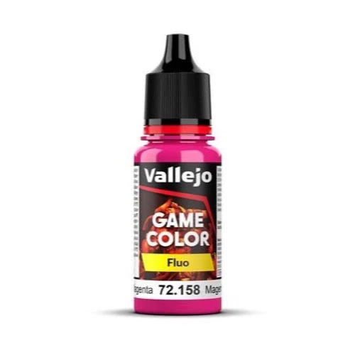 Vallejo 72158 Game Color Fluorescent Magenta 18ml Acrylic Paint