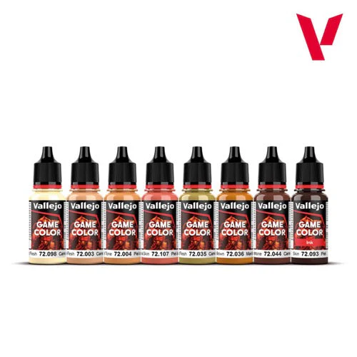 Vallejo 72187 Game Colour Skin Tone 8 Colour Acrylic Paint Set - Image 3