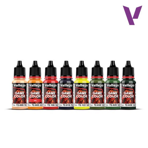 Vallejo 72192 Game Colour Orcs & Goblins 8 Colour Acrylic Paint Set - Image 3
