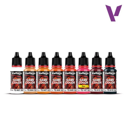 Vallejo 72196 Game Colour Fire Dragons 8 Colour Acrylic Paint Set - Image 3