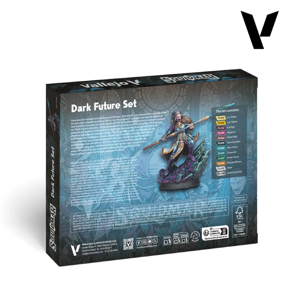 Vallejo 72202 Squidmar Dark Future Paint Set - Image 2