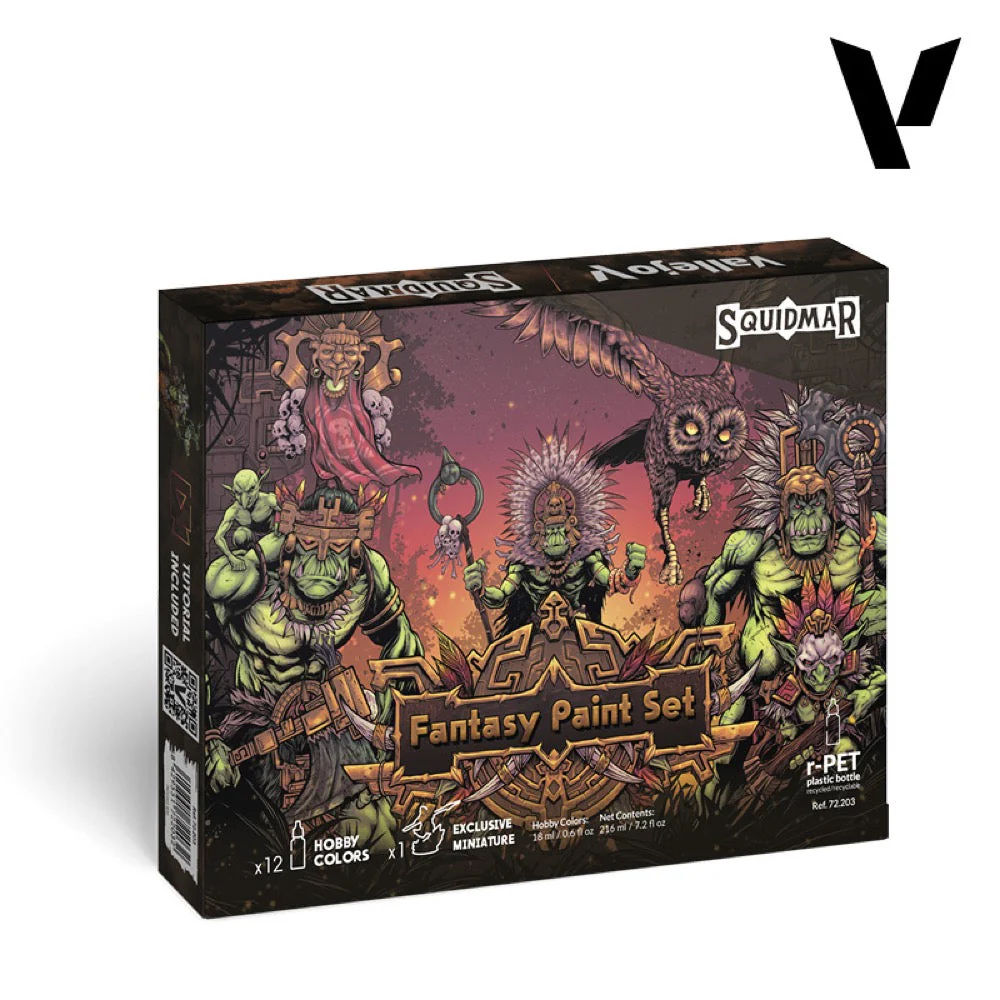 Vallejo 72203 Squidmar Fantasy Paint Set - Image 5
