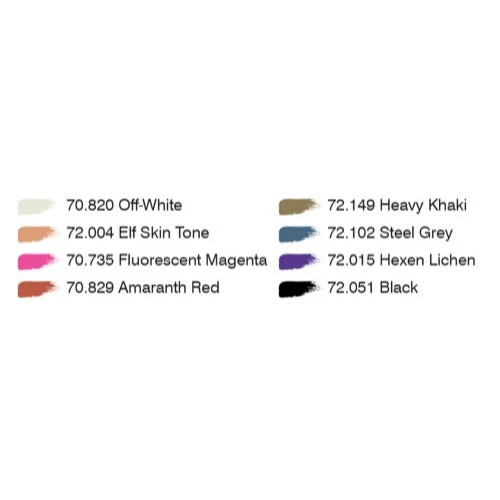 Vallejo 72309 Game Color Cyberpunk Solo 8 Color Acrylic Paint Set with Jonathan Warlock Powers Miniature - Image 3