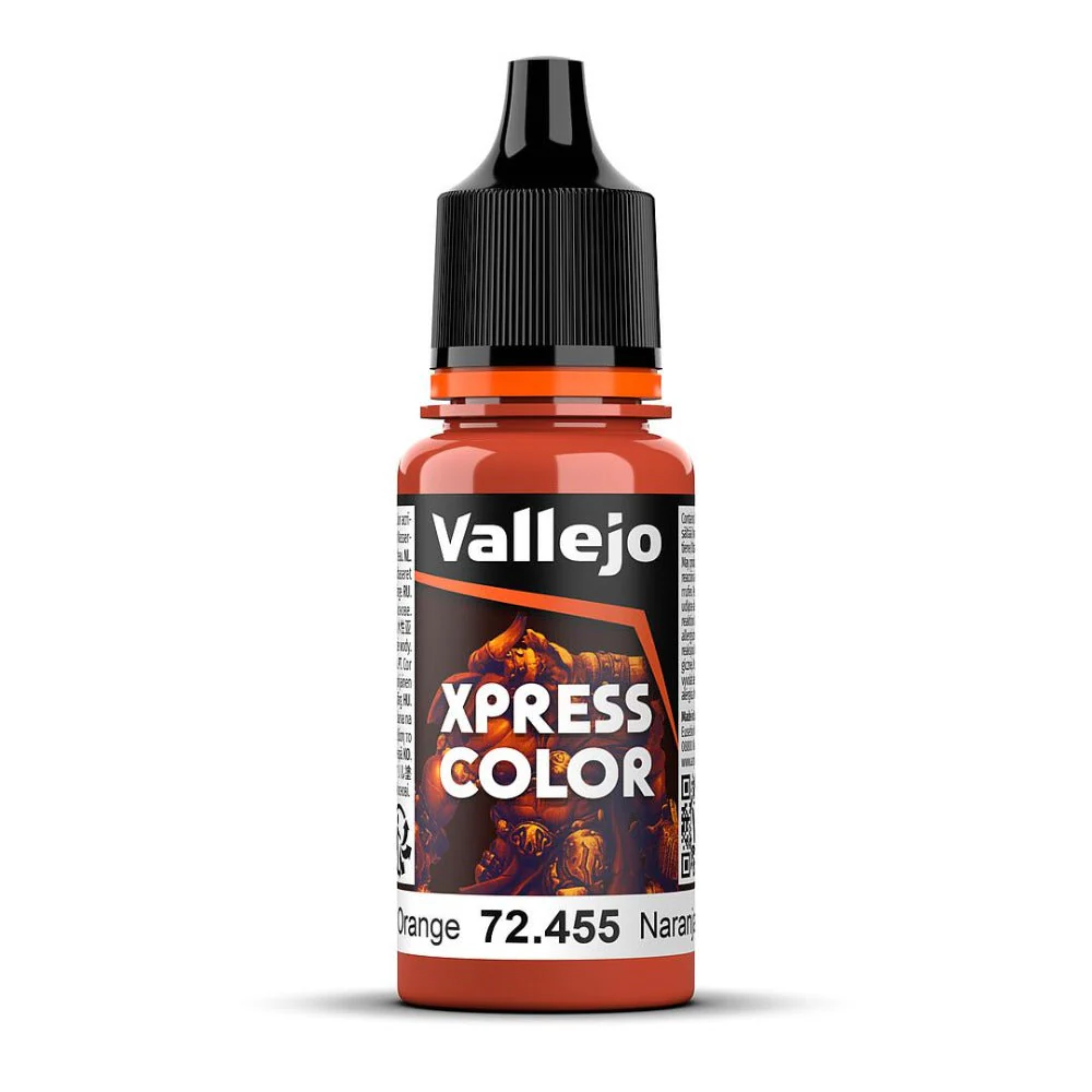 Vallejo 72455 Game Xpress Color Chameleon Orange 18ml Acrylic Paint