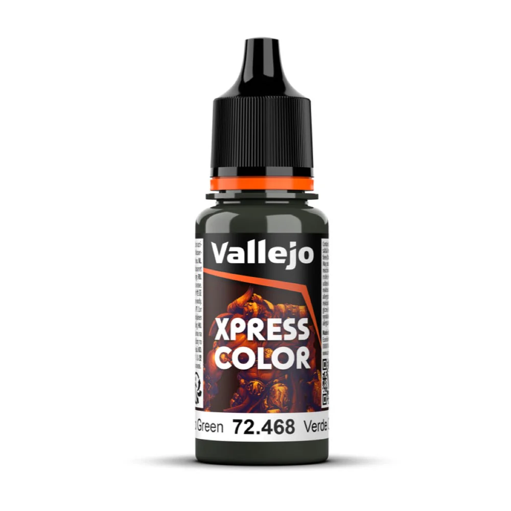 Vallejo 72468 Game Xpress Color Commando Green 18ml Acrylic Paint
