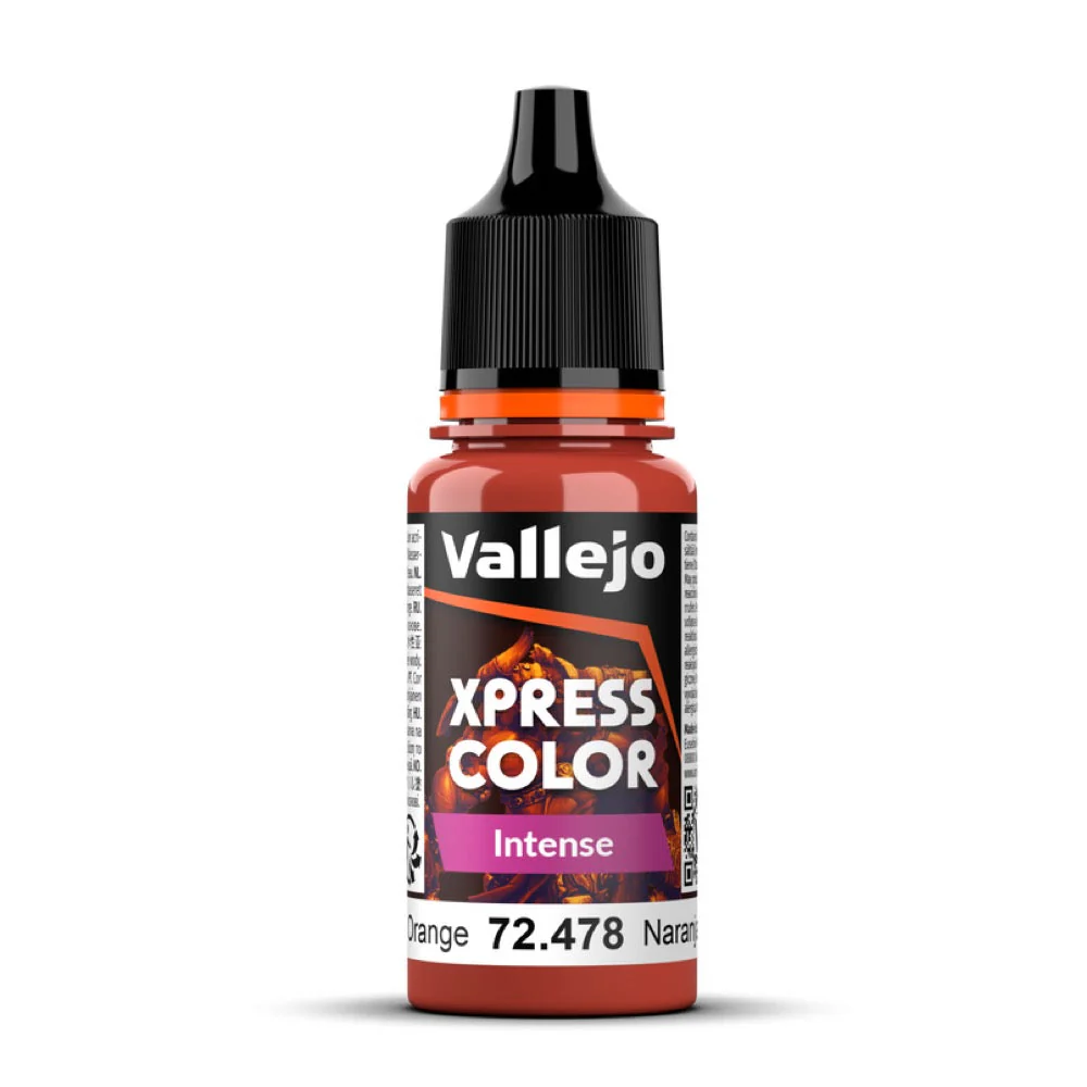 Vallejo 72478 Game Xpress Color Intense Phoenix Orange 18ml Acrylic Paint