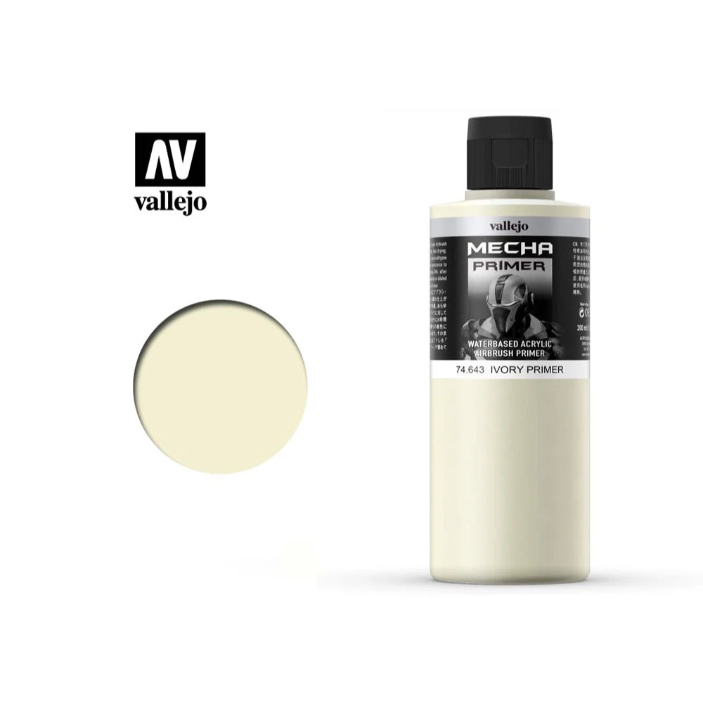 Vallejo 74643 Mecha Color Ivory Primer 200ml