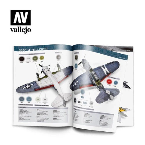 Vallejo 75024 WWII US NAVY Colors Paint Guide Book - Image 4