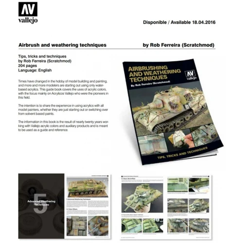 Vallejo 75002 Airbrush and Weathering Techniques Book - Image 2