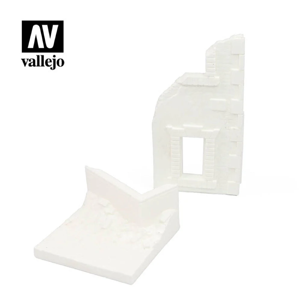Vallejo AVSC009 Scenics Ruined Street Corner 7 x 7 cm - Image 2