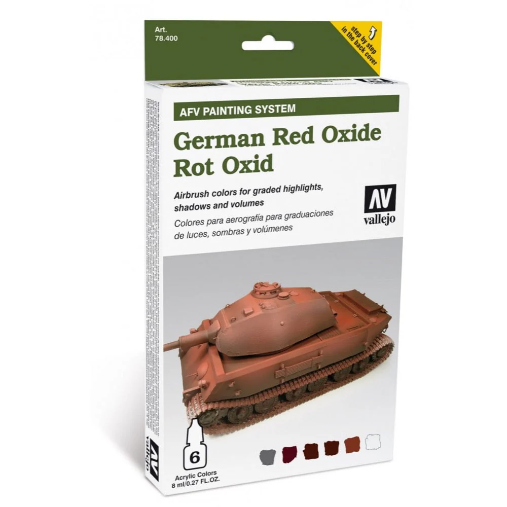 Vallejo 78411 German Red Oxide AFV Set