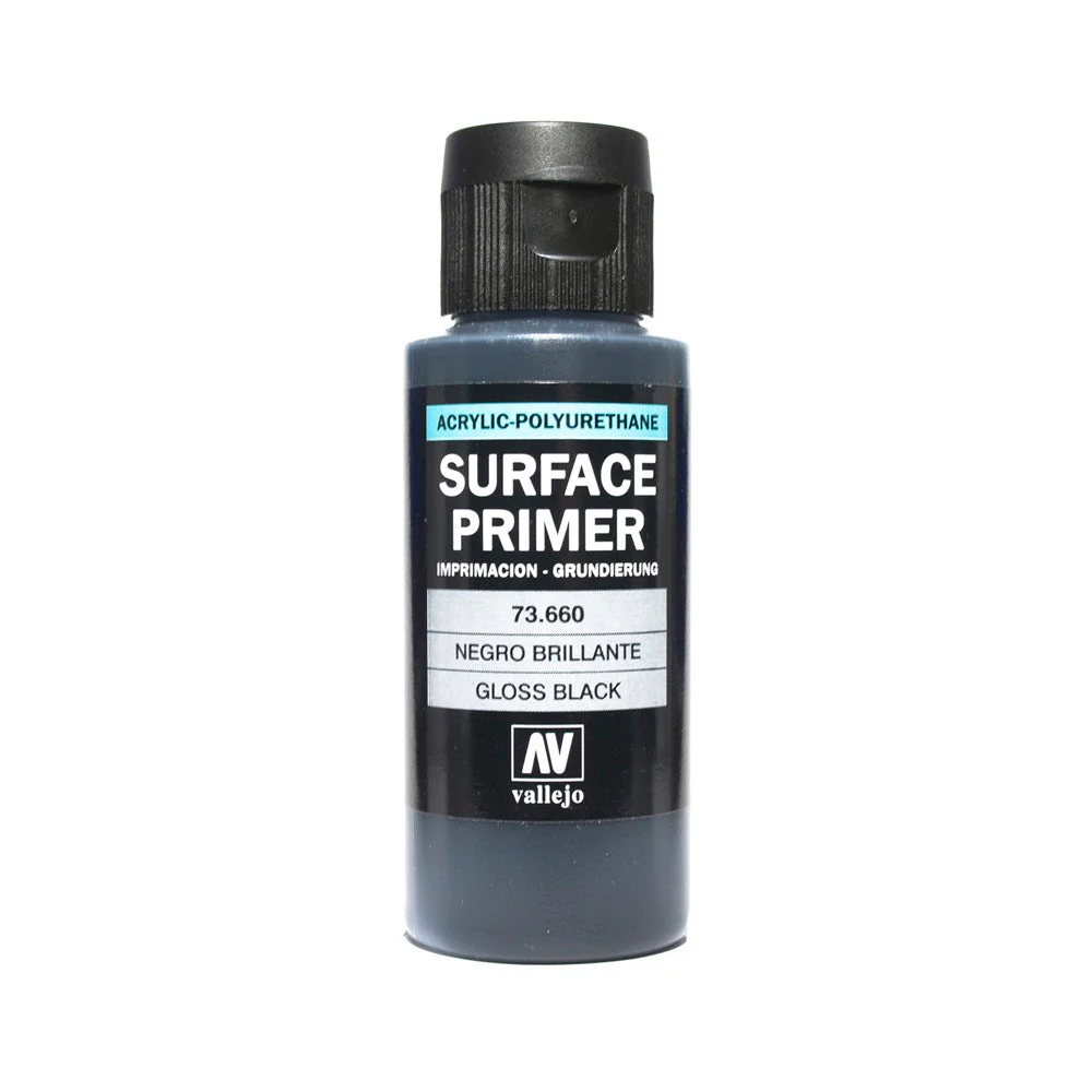 Vallejo 73660 Gloss Black Primer 60ml