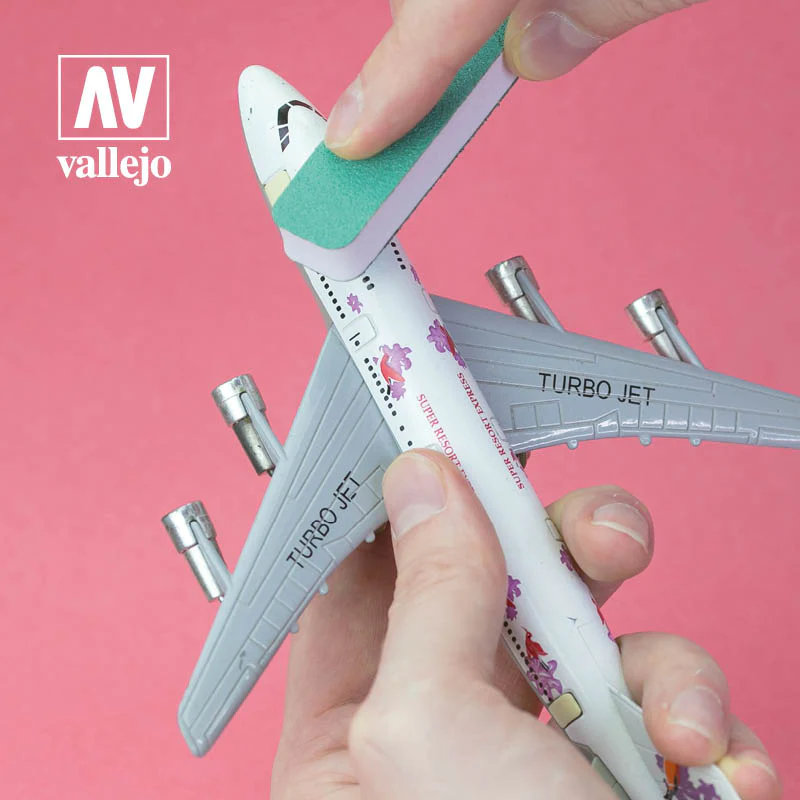 Vallejo Hobby Tools T04002 Set of 3 Flexi Sander Dual Grit 90x19x12mm - Image 2