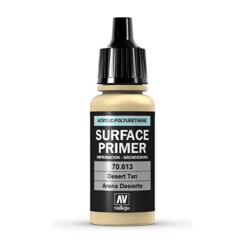 Vallejo 70613 Primer Poly 17ml Desert Tan Base