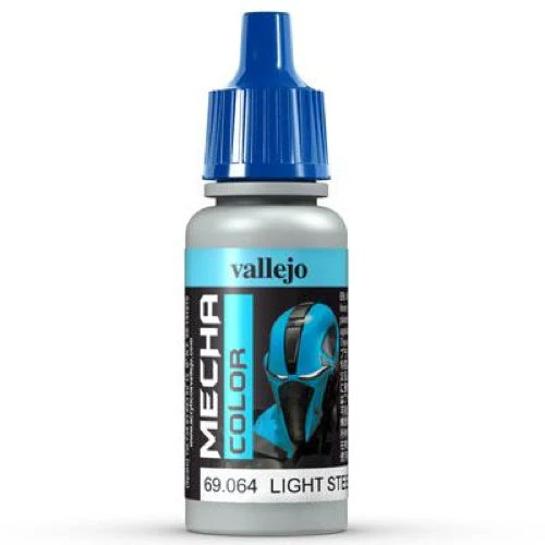 Vallejo 69064 Mecha Color Light Steel Acrylic Paint 17ml