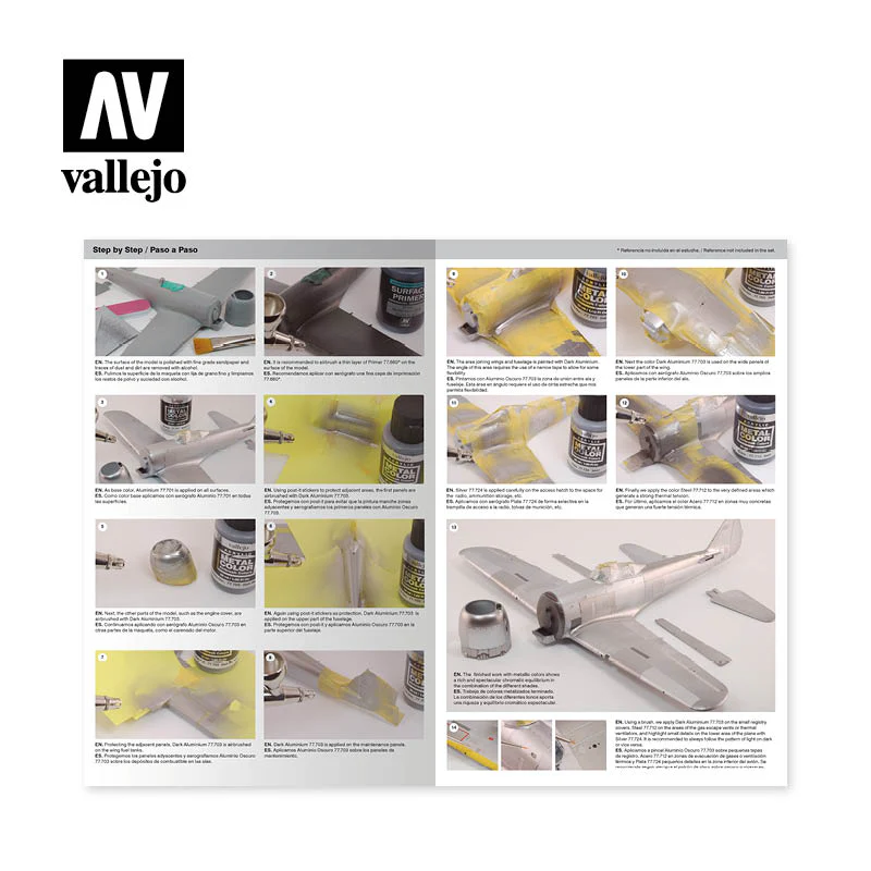 Vallejo 77601 Metal Color Metallic Panel 4 Paint Set - Image 2