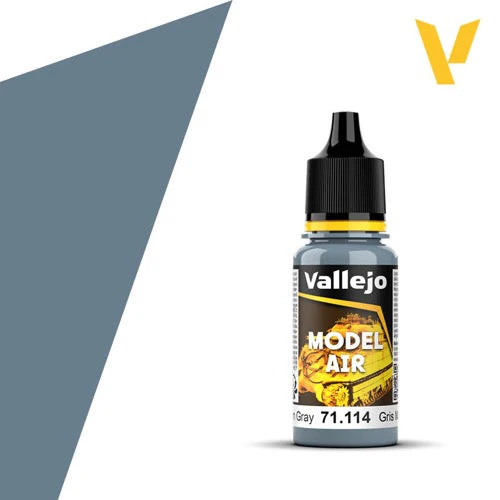 Vallejo 71114 Model Air Medium Gray 17 ml Acrylic Airbrush Paint