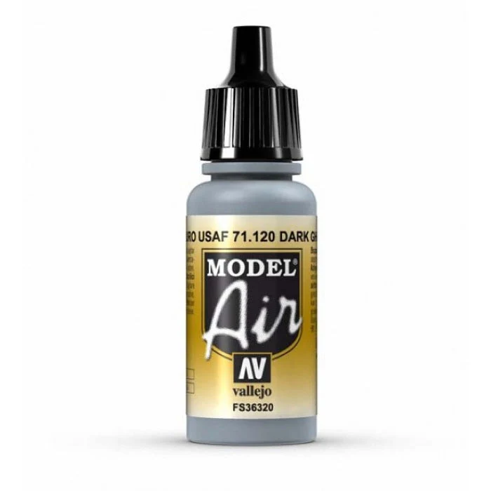Vallejo 71120 Model Air Dark Ghost Gray 17 ml Acrylic Airbrush Paint - Image 2