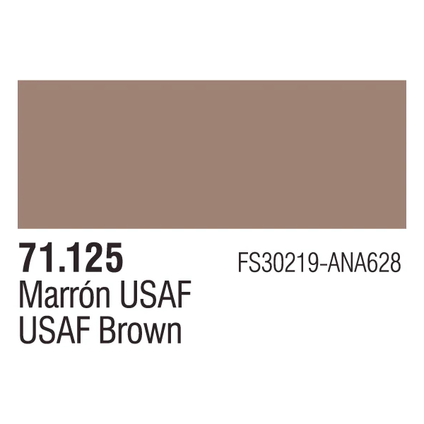 Vallejo 71125 Model Air USAF Brown 17 ml Acrylic Airbrush Paint - Image 3
