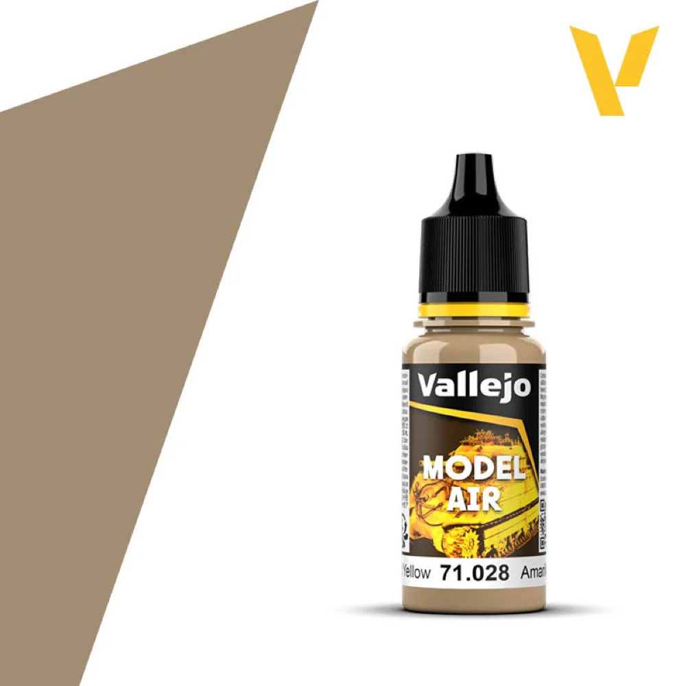 Vallejo 71028 Model Air 28 17ml Sand Yellow Paint