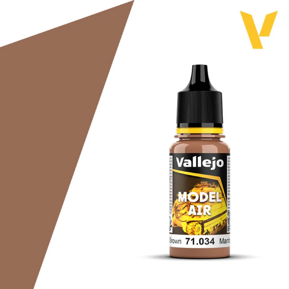 Vallejo 71034 Model Air 34 17ml Sand Brown Paint
