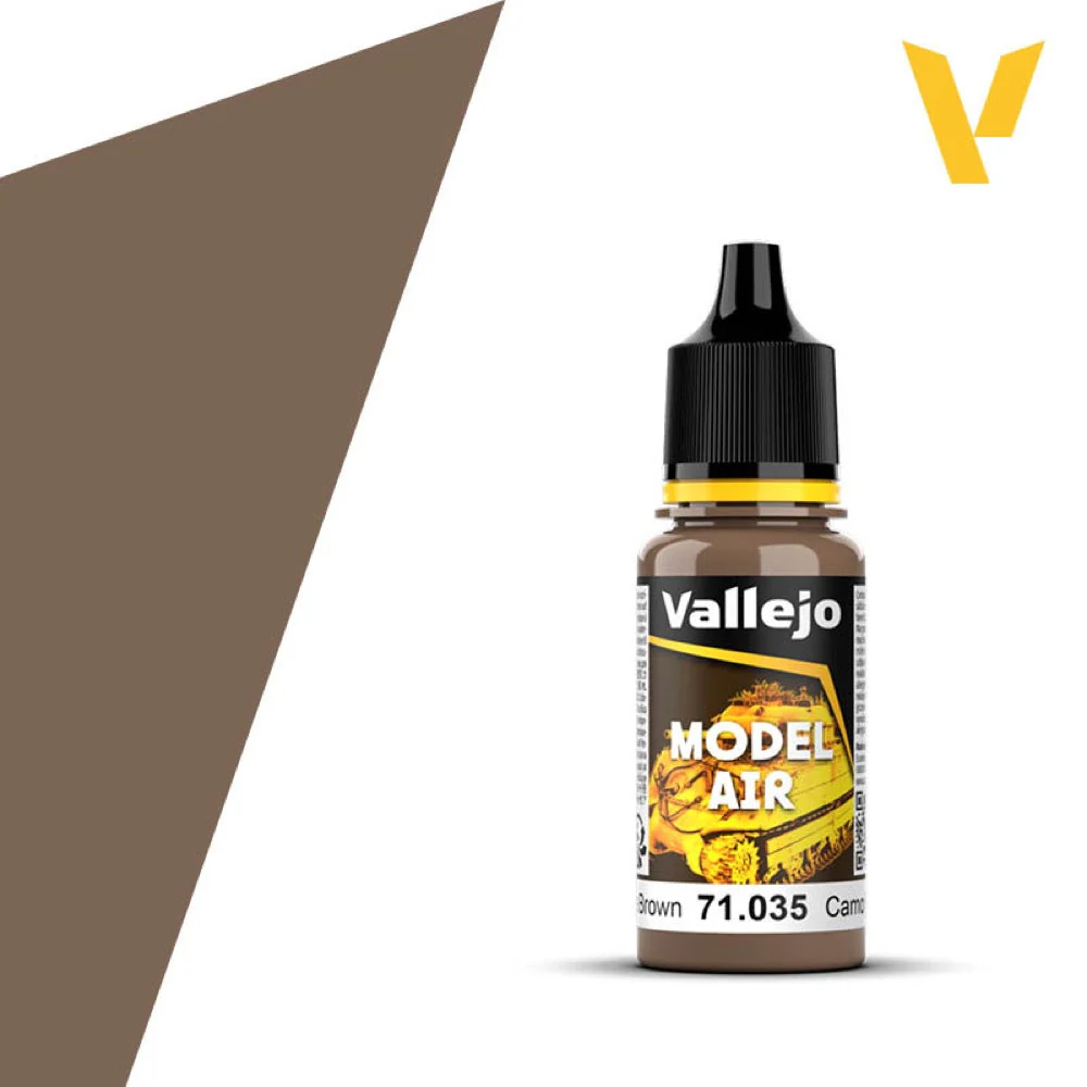 Vallejo 71035 Model Air 35 17ml Camouflage Light Brown Paint