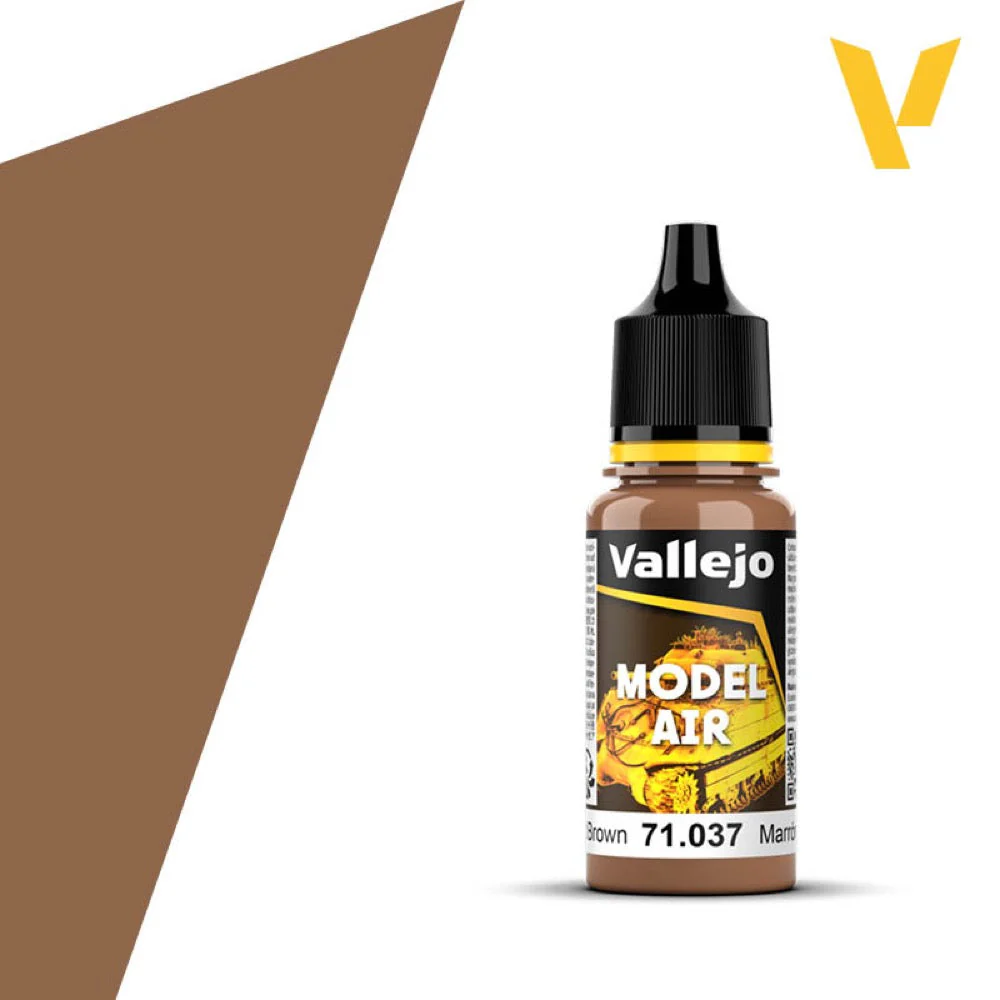 Vallejo 71037 Model Air 37 17ml Mud Brown Paint