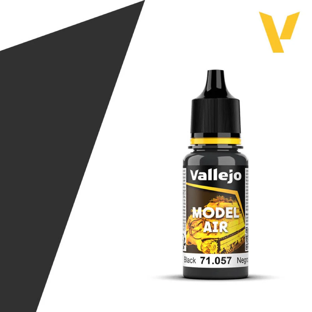 Vallejo 71057 Model Air 57 17ml Black Paint