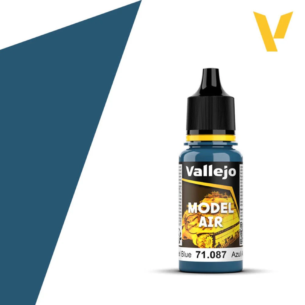 Vallejo 71087 Model Air 87 17ml Steel Blue Paint