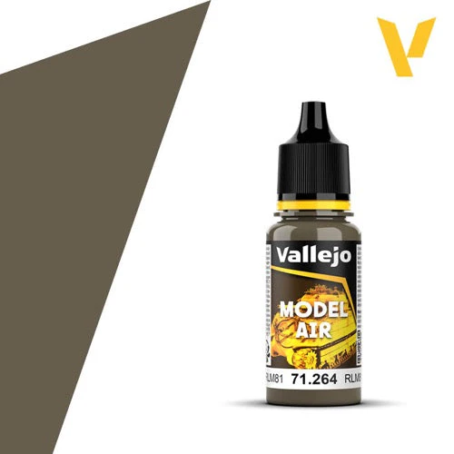 Vallejo 71264 Model Air Brown Violet RLM81 17ml
