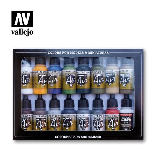 Vallejo 71192 Model Air Building Set 16 Color Set
