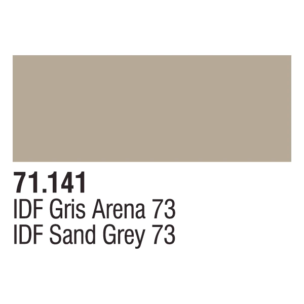 Vallejo 71141 Model Air IDF Sand Gray 73 17ml - Image 2
