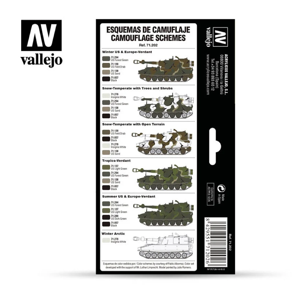 Vallejo 71202 Model Air Merdc Camo 8 Color Set - Image 2