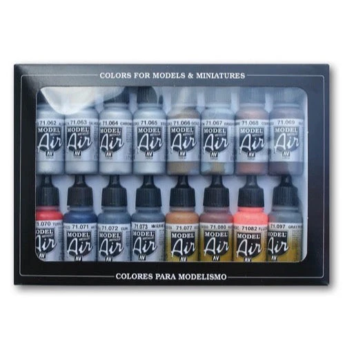 Vallejo 71181 Model Air Set Metallic Effects