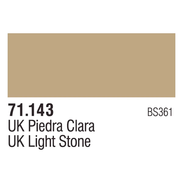 Vallejo 71143 Model Air UK Light Stone 17ml - Image 2