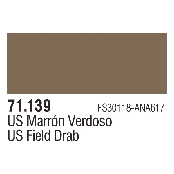 Vallejo 71139 Model Air US Field Drab 17ml - Image 2