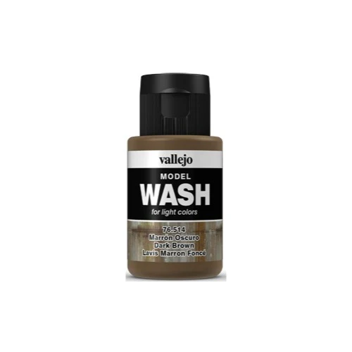 Vallejo 76514 Model Wash 514 Dark Brown 35ml