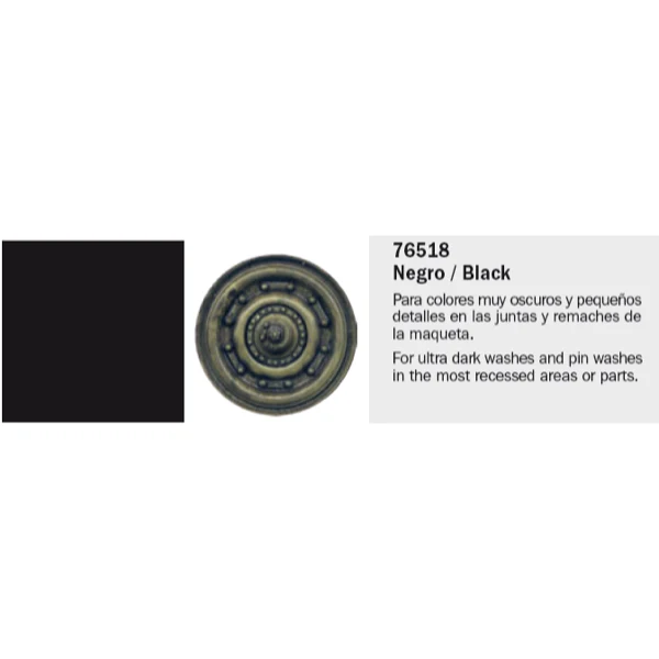 Vallejo 76518 Model Wash 518 Black 35ml - Image 2