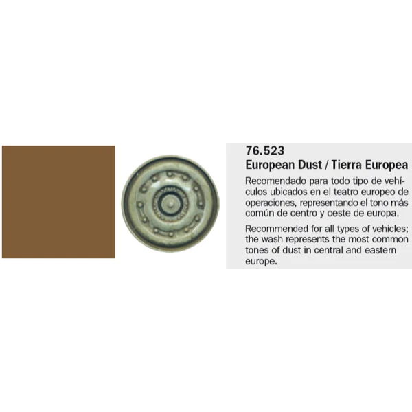 Vallejo 76523 Model Wash 523 European Dust - Image 2