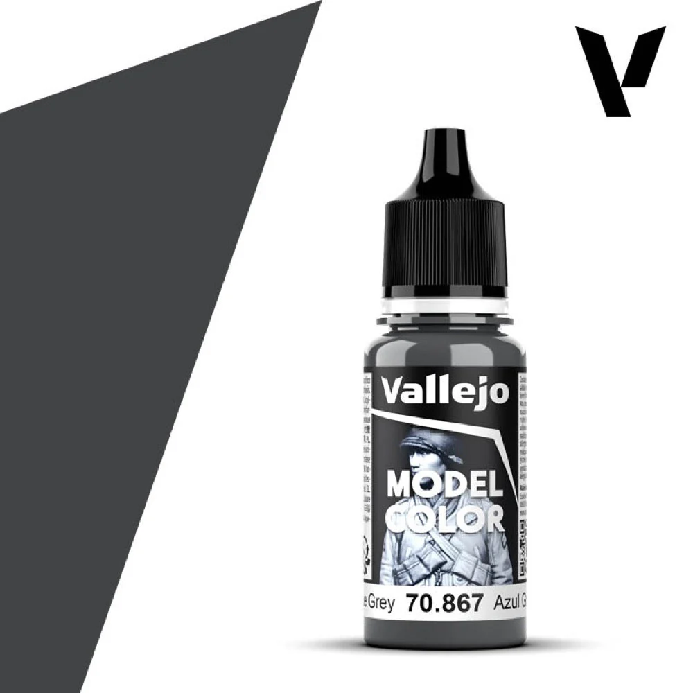 Vallejo 70867 Model Color Dark Blue Grey 17ml Paint 180