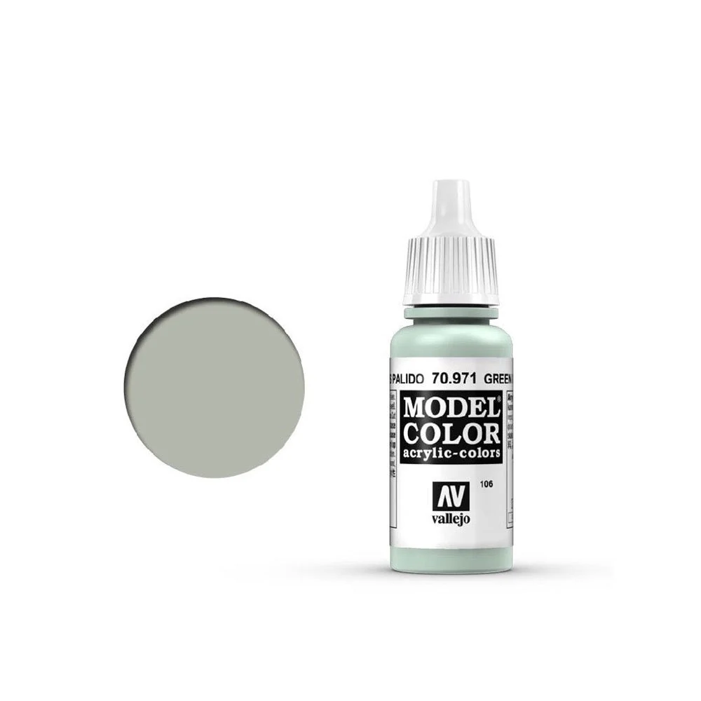 Vallejo 70971 Model Color Green Grey 17ml Paint 167