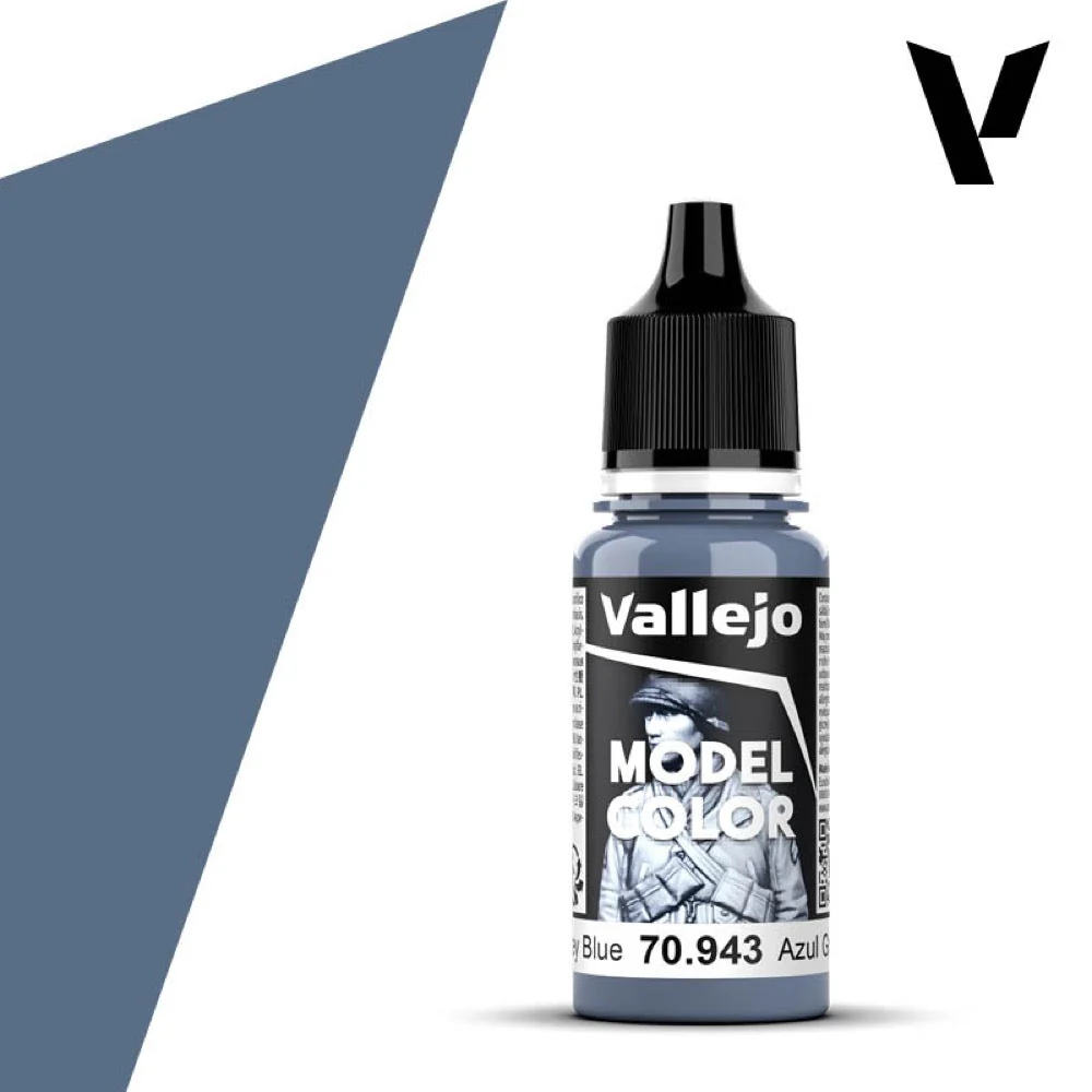 Vallejo 70943 Model Color Grey Blue 17ml Paint 172