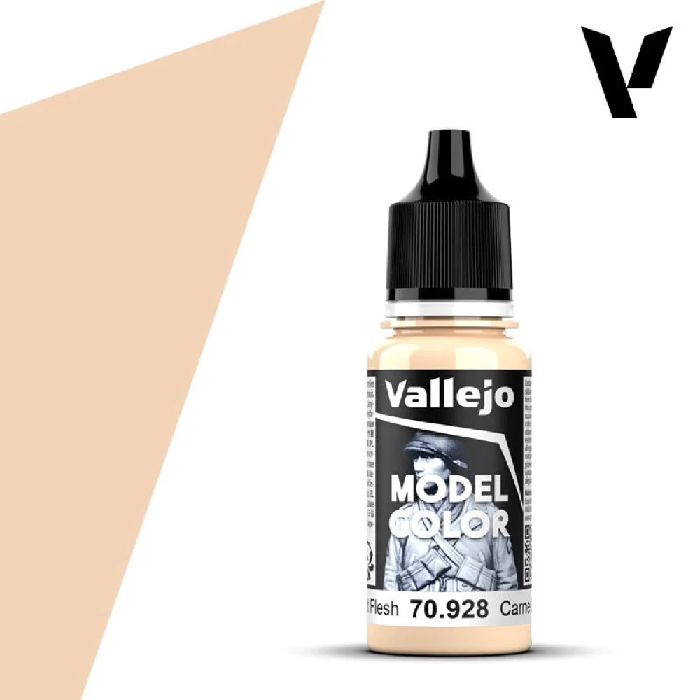 Vallejo 70928 Model Color Light Flesh 17ml Paint 005