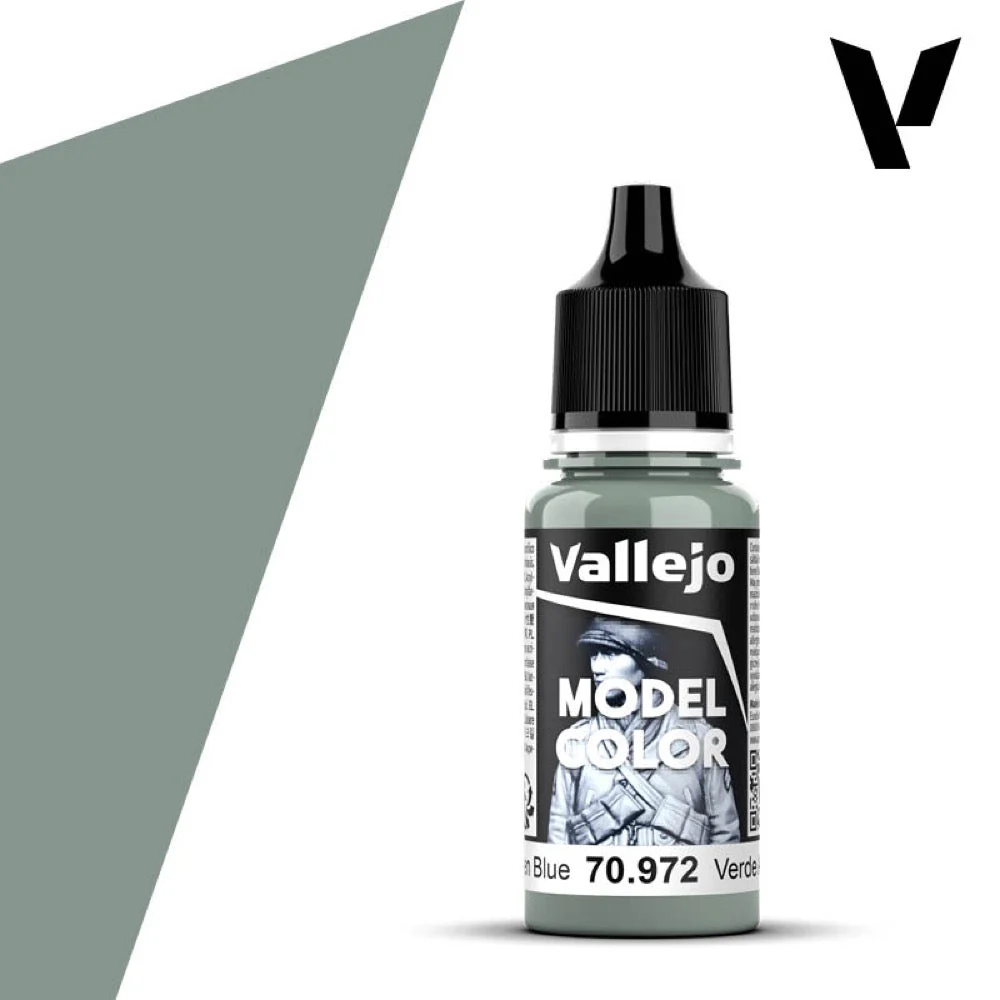 Vallejo 70972 Model Color Light Green Blue 17ml Paint 170