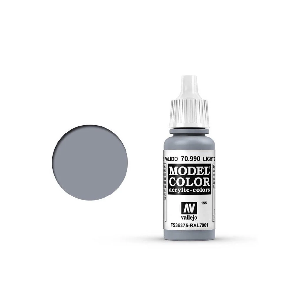 Vallejo 70990 Model Color Light Grey 17ml Paint 177