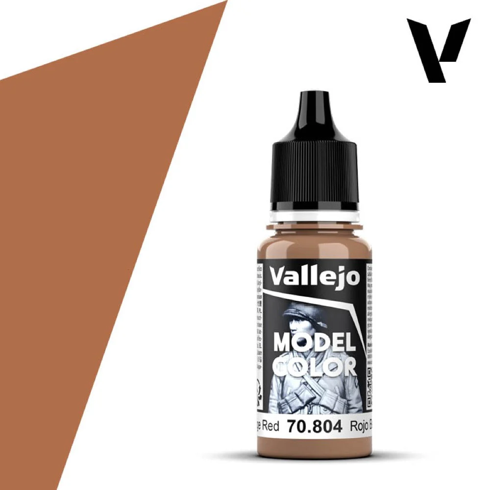 Vallejo 70804 Model Color Red Beige 17ml Paint 013
